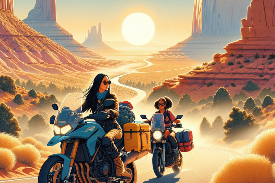 InCahoots Moto Community Presents; The SouthWest Quest ; girl bikes, motorcycle trips, moto camping and more!