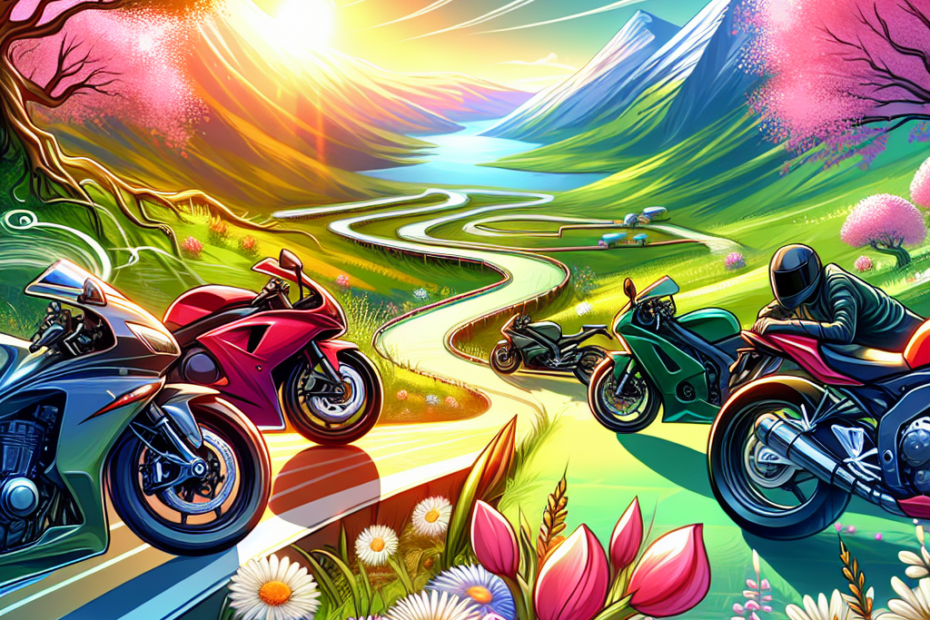 April Fuels; Spring is in the air ; destianation motorcycle trips start now!