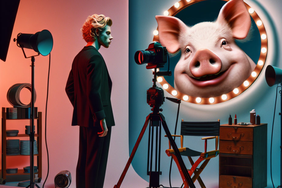 Here Piggy Piggy... Photoshoot  used to encourage men to stop being pigs.
