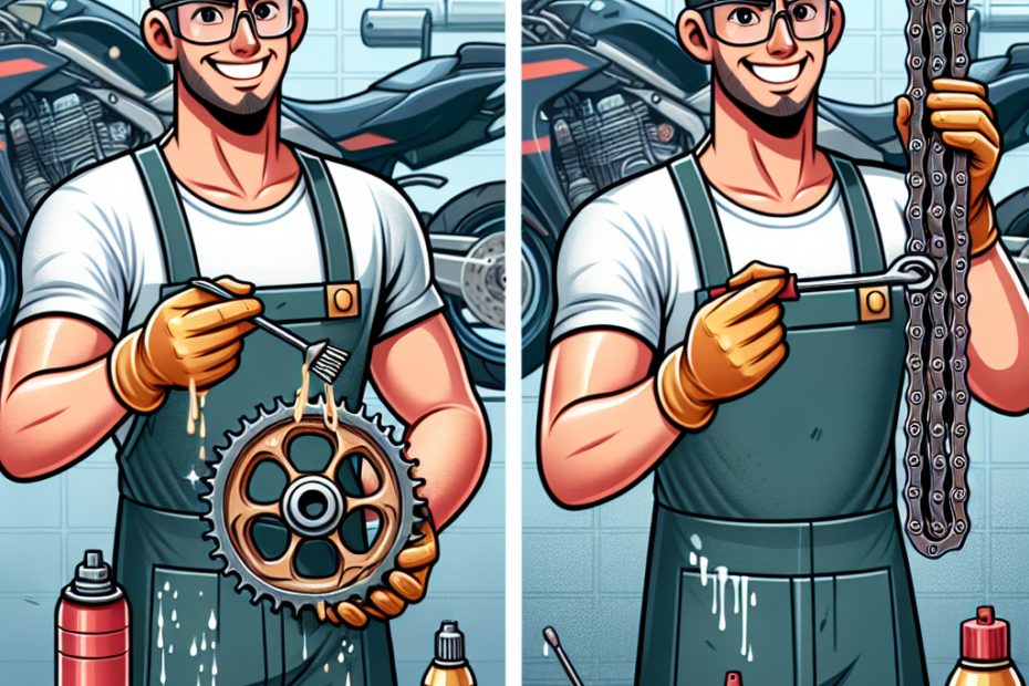 how to clean a motorcycle chain like a pro