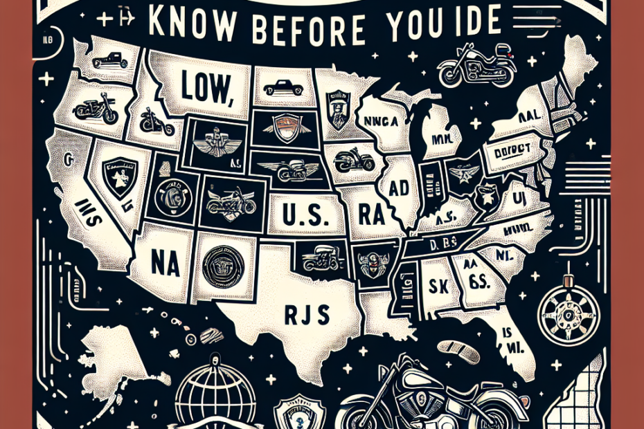 motorcycle laws by state: know before you ride
