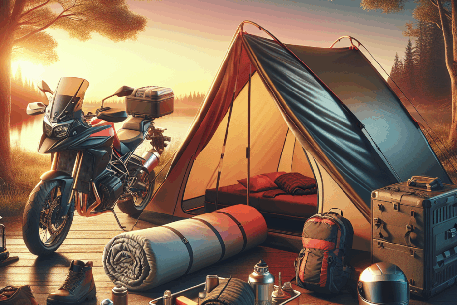 tips for motorcycle camping: gear and planning...