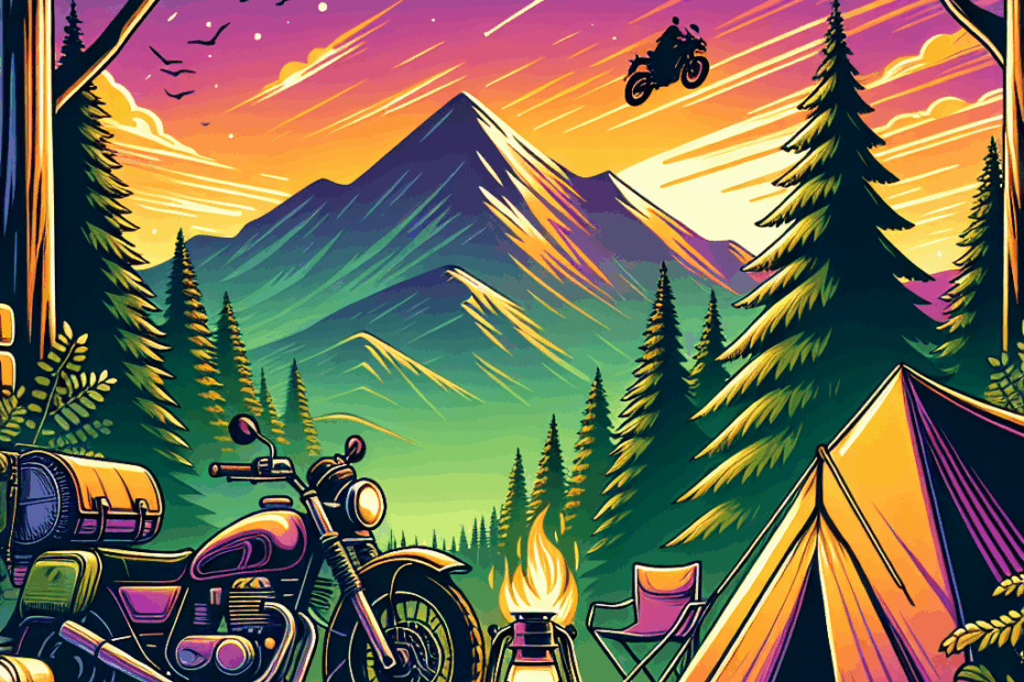 motorcycle camping tips for a memorable trip