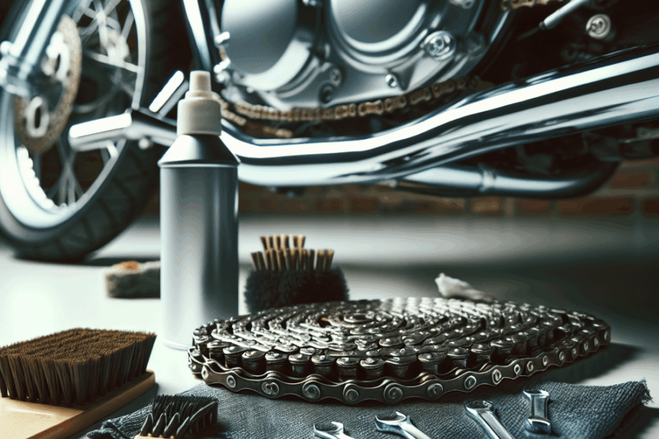 how to effectively clean a motorcycle chain
