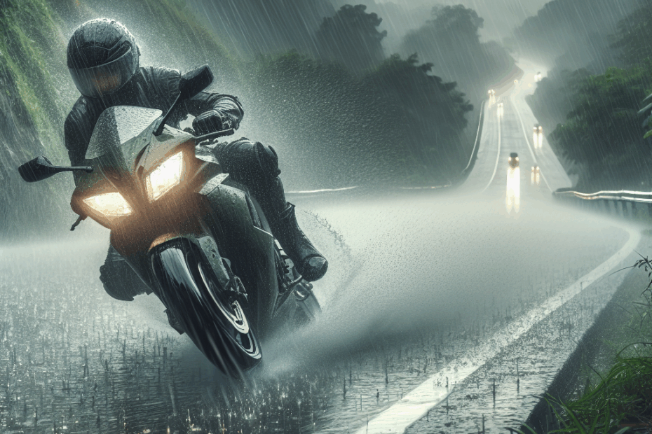 tips for riding your motorcycle in the rain...